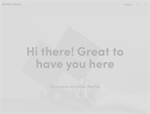 Tablet Screenshot of nataliazerko.com